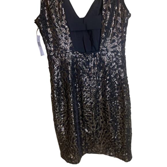 1. State Black Sequin V-Neck Sheath Mini Dress - XS‎ - NWT - Picture 7 of 9